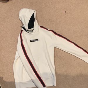 White Holister hoodie